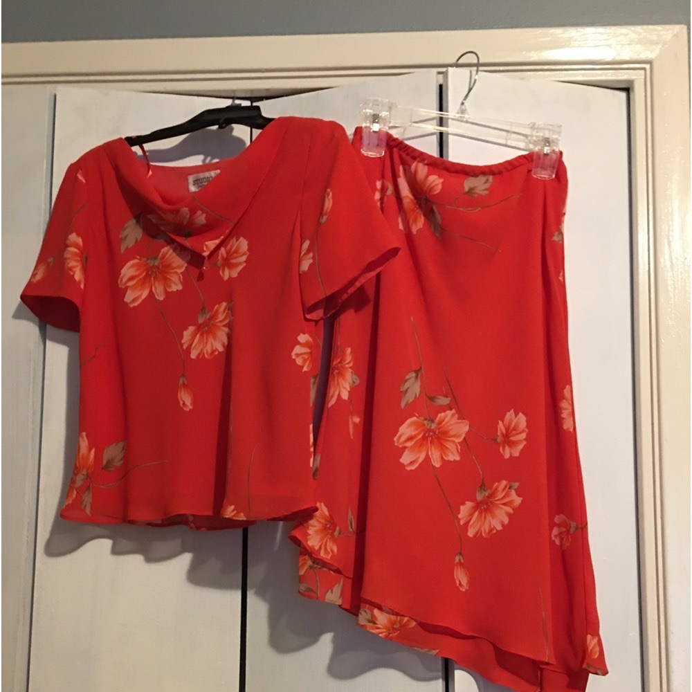 Women 2pc skirt set